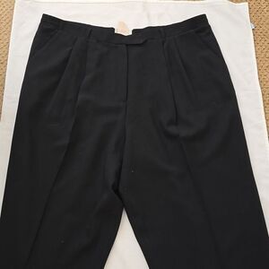 Marisa Minicucci -  wide leg wool blend dress pants, size 20
